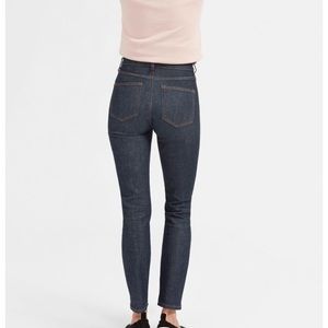 Everlane Denim High Rise Skinny in Dark Indigo